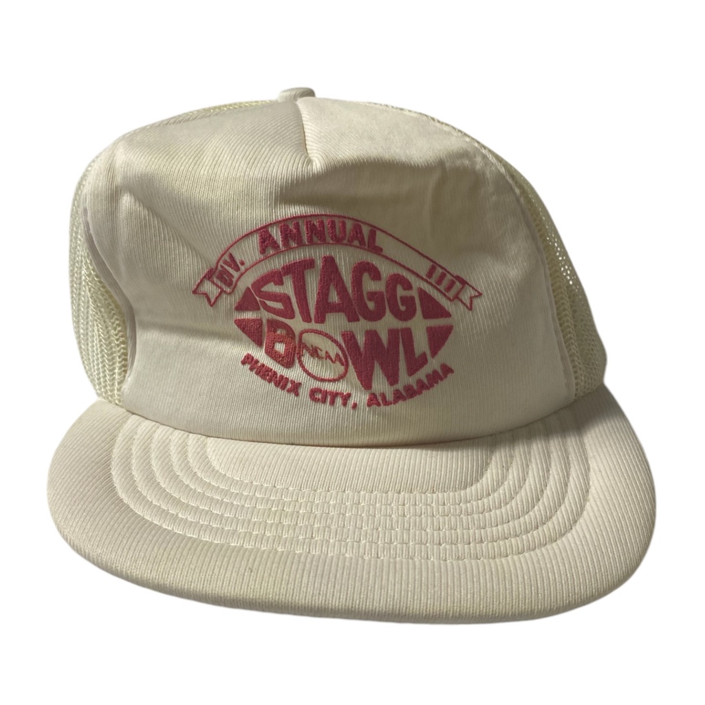 Vintage Stagg Bowl Pheonix City Alabama Trucker Hat Ncaa Football Vtg Rare Vintage Stagg Bowl Pheonix City Alabama Trucker Hat Ncaa Football Vtg Rare